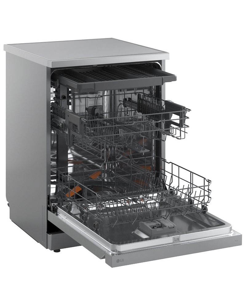 LG MAQUINA LOUÇA 7PROG 14TALHERES 2CESTOS SILVER A - DF273FV