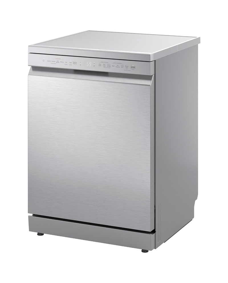 LG MAQUINA LOUÇA 7PROG 14TALHERES 2CESTOS SILVER A #1 - DF273FV
