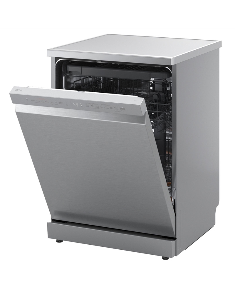LG MAQUINA LOUÇA 7PROG 14TALHERES 2CESTOS SILVER A #2 - DF273FV