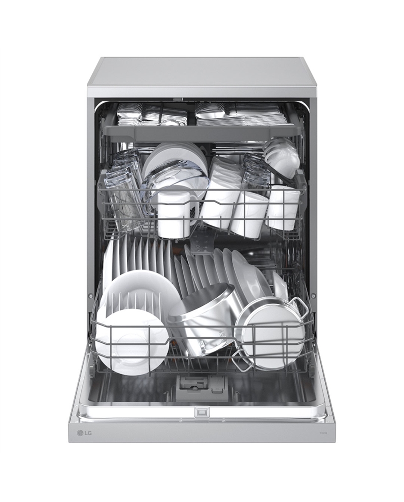 LG MAQUINA LOUÇA 7PROG 14TALHERES 2CESTOS SILVER A #7 - DF273FV