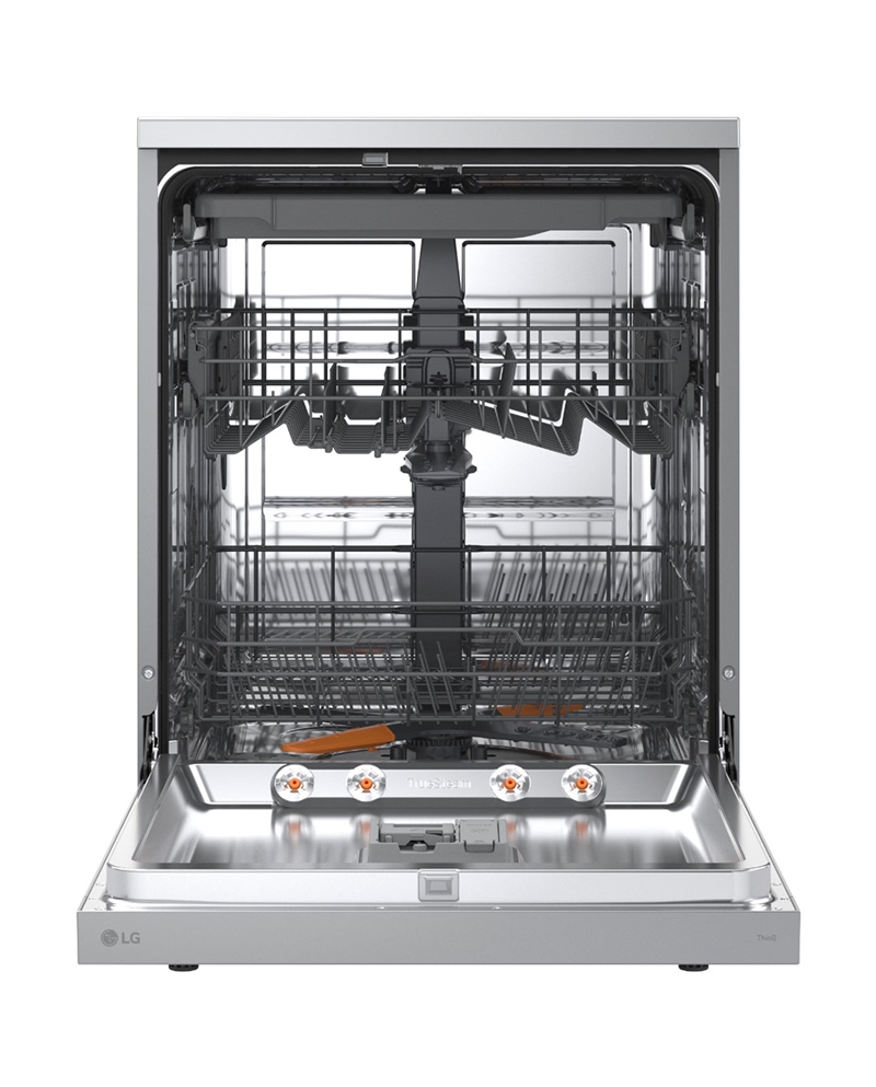 LG MAQUINA LOUÇA 7PROG 14TALHERES 2CESTOS SILVER A #10 - DF273FV