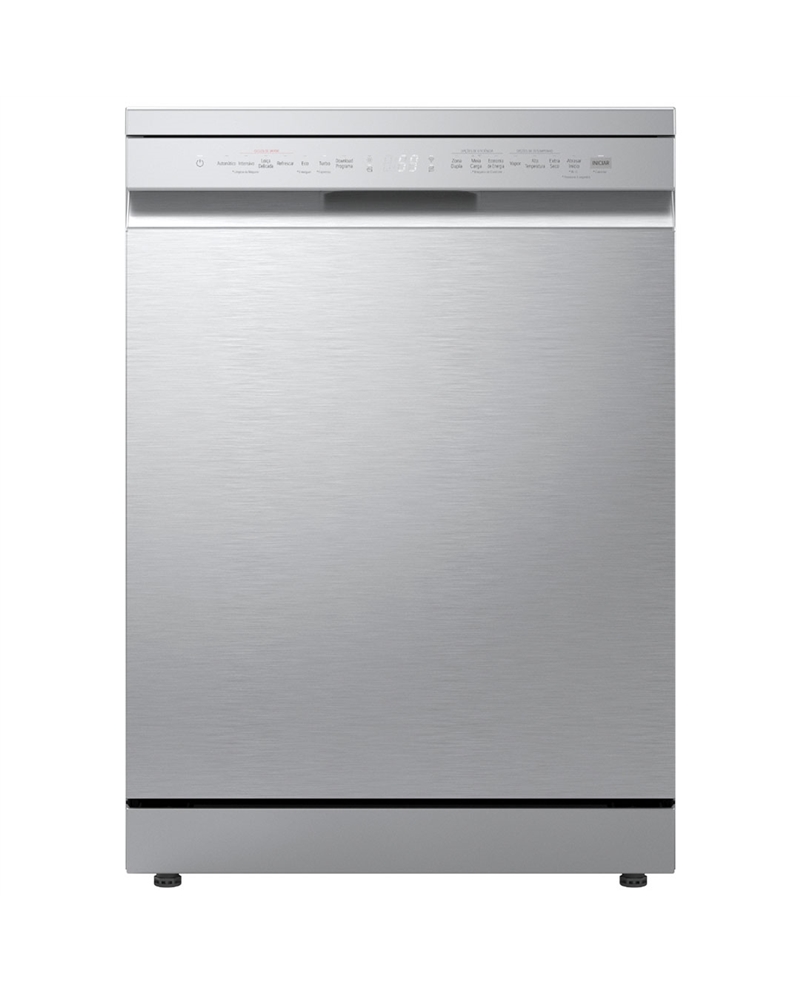 LG MAQUINA LOUÇA 7PROG 14TALHERES 2CESTOS SILVER A #13 - DF273FV