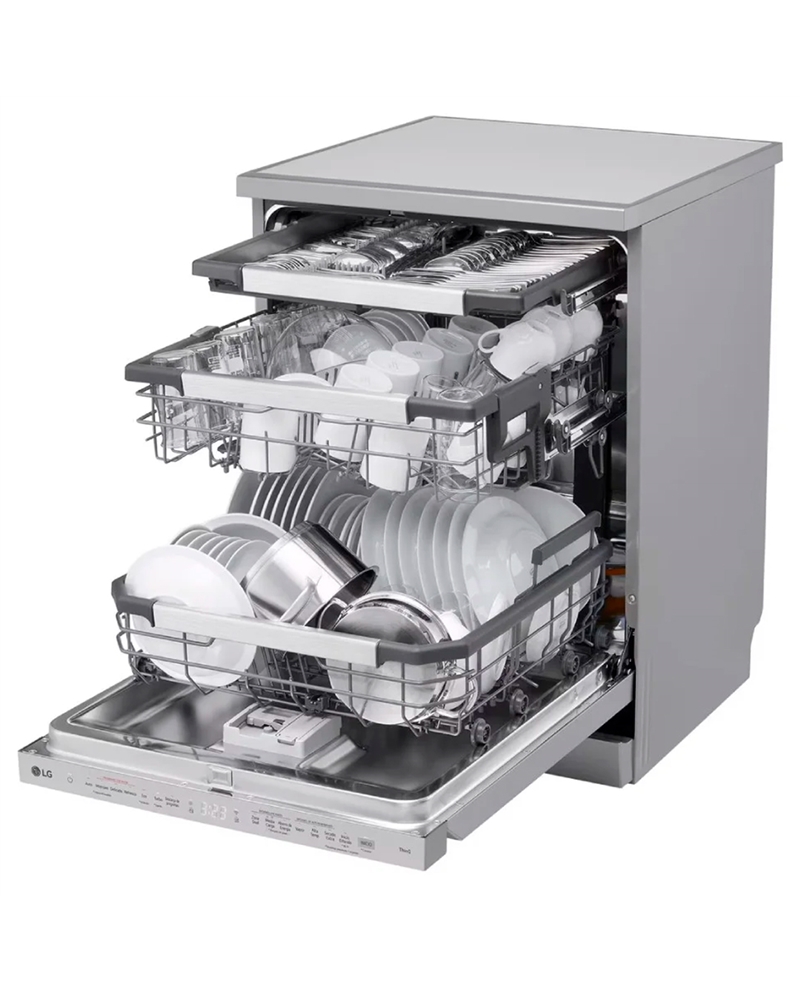 LG MAQUINA LOUÇA 8PROG 14TALHERES QUADWASH SILVER A #2 - DF587HVS