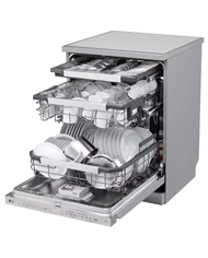 LG MAQUINA LOUÇA 8PROG 14TALHERES QUADWASH SILVER A #2 - DF587HVS