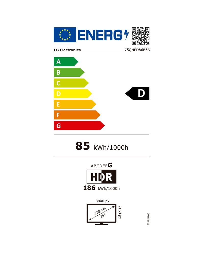 LG LED QNED 75" UHD 4K SMARTTV 4HDMI 2USB D #3 - 75QNED86B6B