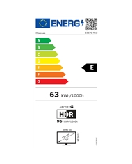 HISENSE QLED 55" 4K UHD SMARTTV 3HDMI 2USB E #1 - 55E7SPRO