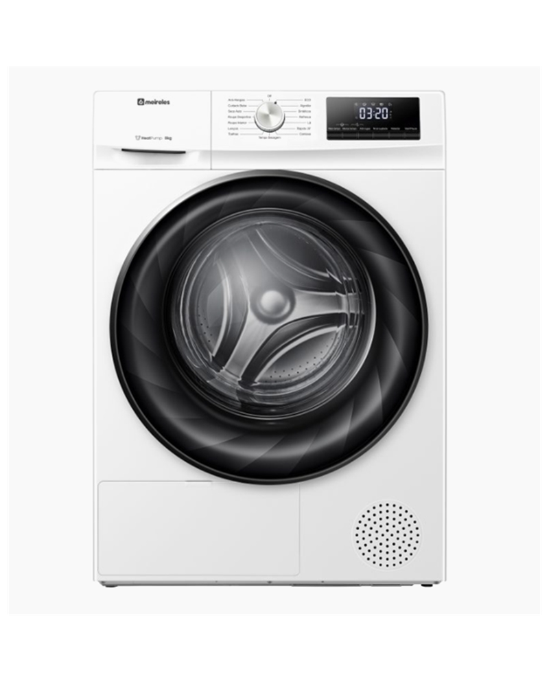 MEIRELES SECADOR ROUPA 8KG BOMBA CALOR D - MS802W