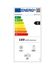 LG COMBINADO 1860X597X675MT 333LT NF BRANCO C #2 - GBBSJ1CCSW