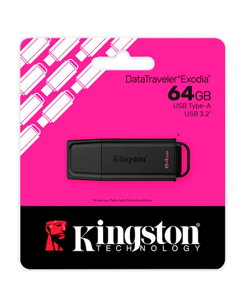 KINGSTON PEN DRIVE 64GB USB 3.2 DATATRAVELER EXODIA - DTXG264GB