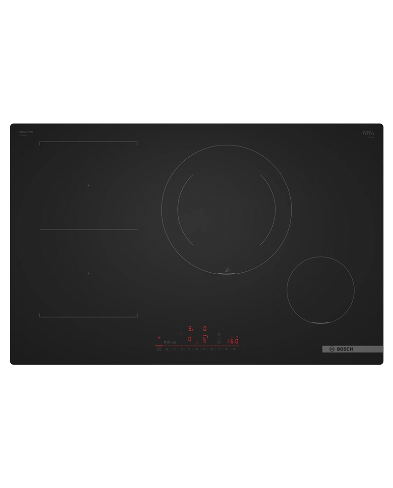 BOSCH PLACA INDUÇAO 80CM 4 ZONAS BISELADO PRETO MATTE - PVS81AHC1E