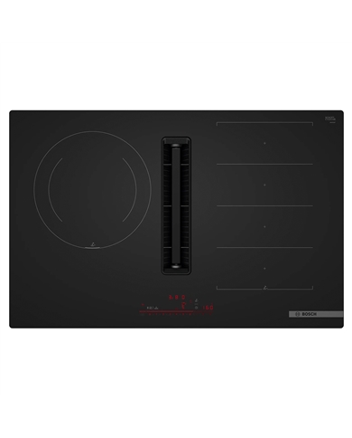BOSCH PLACA INDUÇAO 80CM C/ VENTILAÇAO INTEGRADA PRETO MATTE - PXJ81AH21E