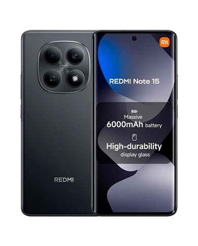 XIAOMI REDMI NOTE 15 6GB 128GB BLACK - REDMINOTE156GBK