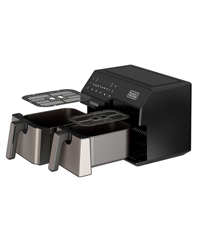 BLACK & DECKER FRITADEIRA 9LT 2500W AIR FRYER DECKERDUAL - BXAF9000E