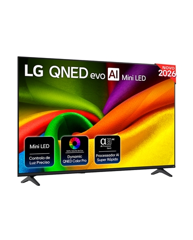 LG LED QNED 65" 4K AI SMARTTV WEBOS 3HDMI 1USB F - 65QNED8MB6C