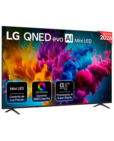 LG LED QNED 85" 4K AI SMARTTV WEBOS 3HDMI 1USB E - 85QNED8MB6A