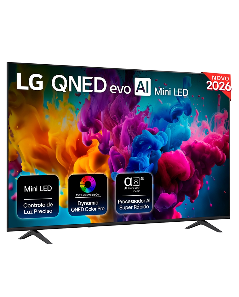 LG LED QNED 75" 4K AI SMARTTV WEBOS 3HDMI 1USB E - 75QNED8MB6A