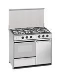 MEIRELES FOGAO INOX 5 GAS L88xP54,5CM PORTA BOTIJA VALV SEG - N921X