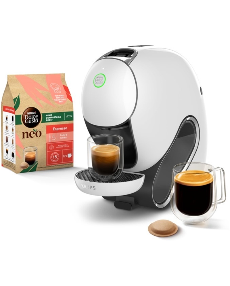 KRUPS DOLCE GUSTO NEO EXPERT BRANCA C/36 CAPSULAS CAFE - KP8301P2
