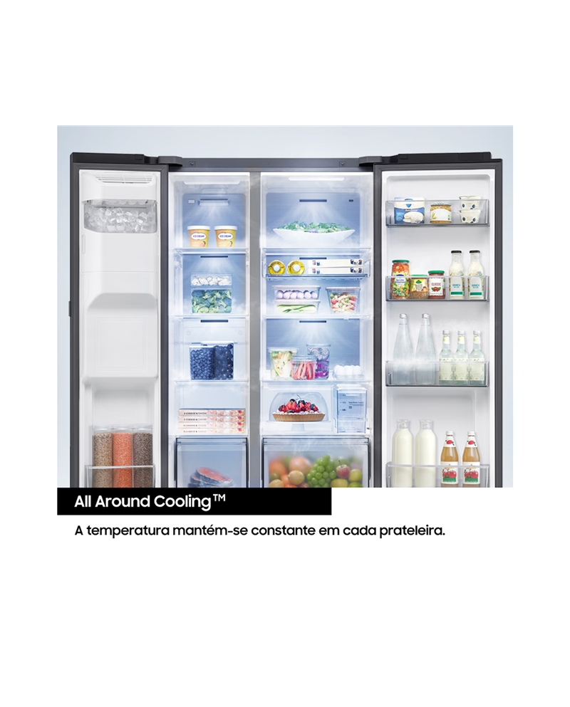 SAMSUNG SIDE BY SIDE 1784X912X726 640LT DAG NF INOX D #3 - RS70F65KDTEF