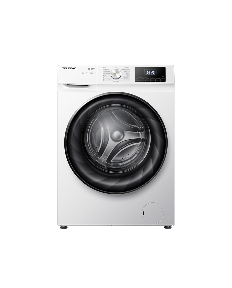 TELEFAC MAQUINA ROUPA 8KG 1400RT BRANCA E - TF1408IA