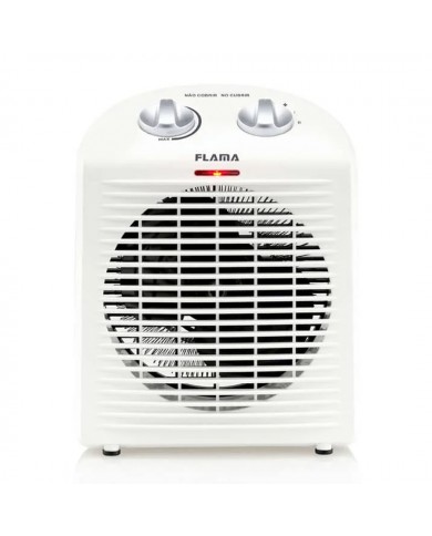 FLAMA TERMOVENTILADOR 2000W IP21 2 NIVEIS AQUECIMENTO BRANCO