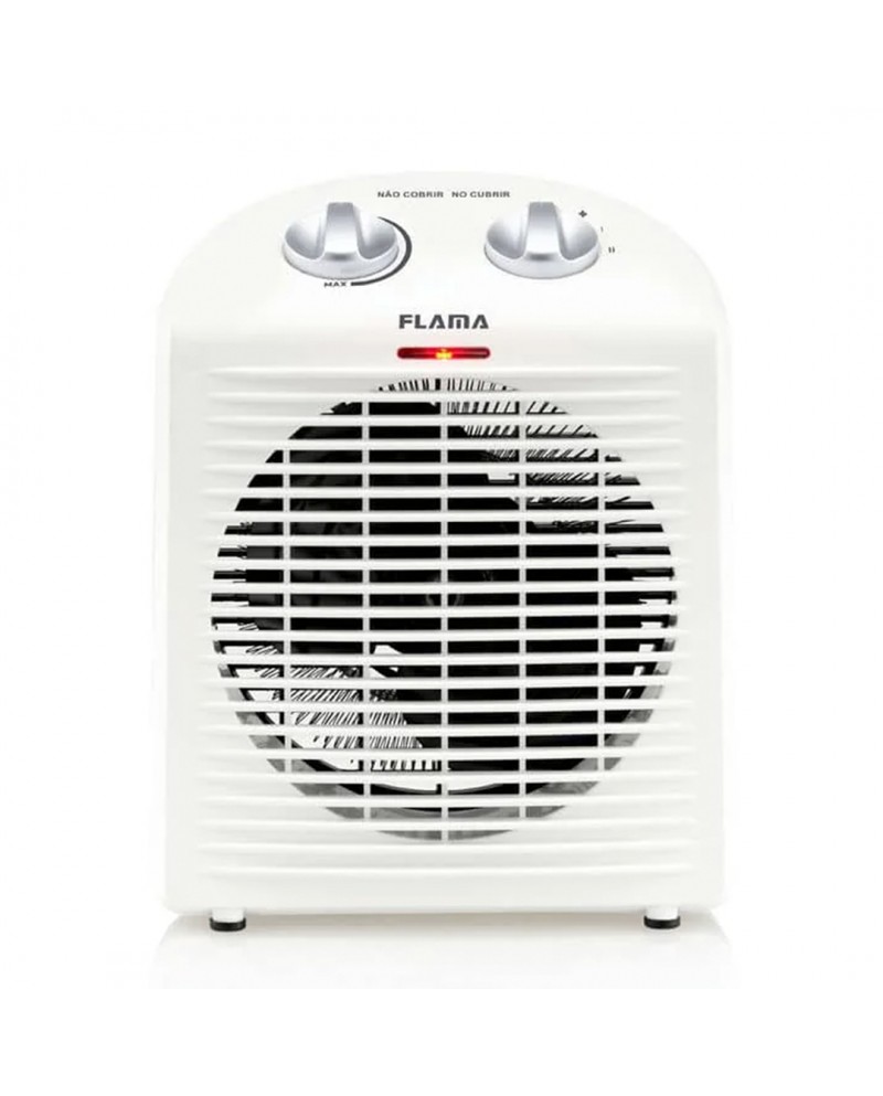 FLAMA TERMOVENTILADOR 2000W IP21 2 NIVEIS AQUECIMENTO BRANCO