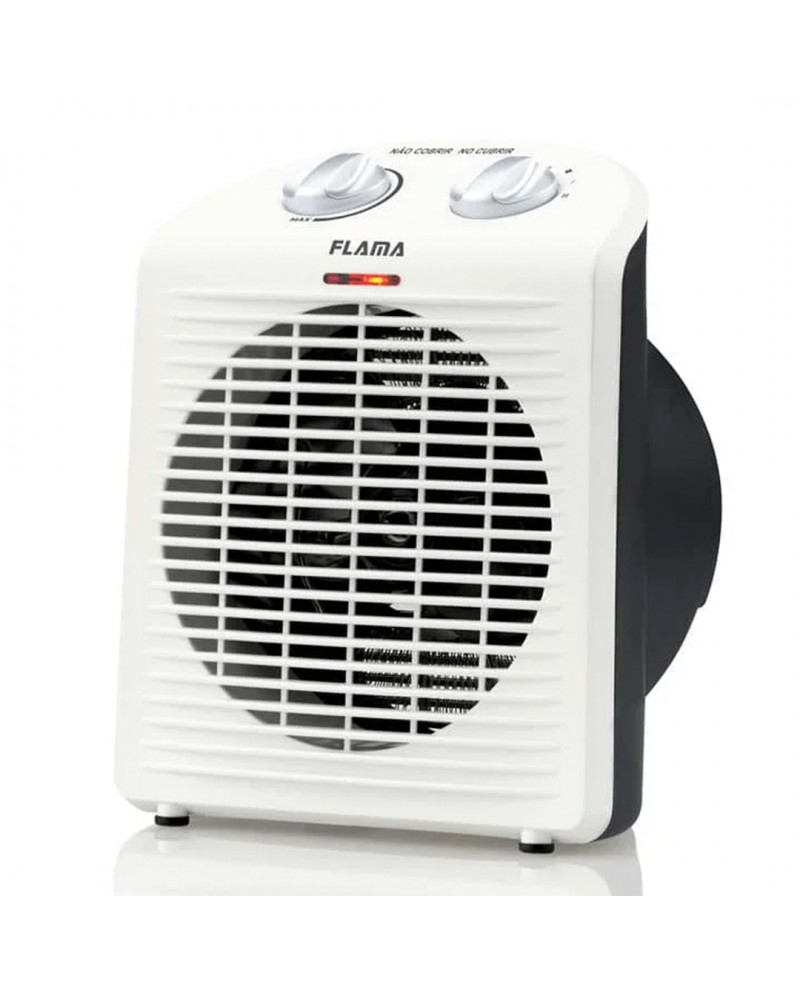 FLAMA TERMOVENTILADOR 2000W IP21 2 NIVEIS AQUECIMENTO BRANCO