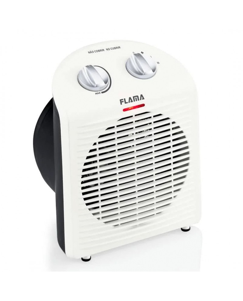 FLAMA TERMOVENTILADOR 2000W IP21 2 NIVEIS AQUECIMENTO BRANCO