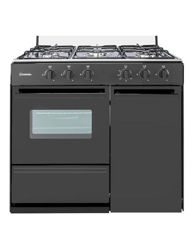 MEIRELES FOGAO 90CM 5G 880X545X820 S/TAMPA CASTANHO - N921BVS