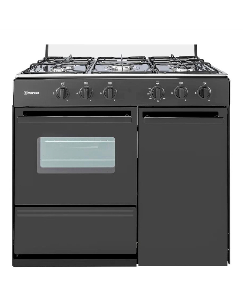 MEIRELES FOGAO 90CM 5G 880X545X820 S/TAMPA CASTANHO - N921BVS