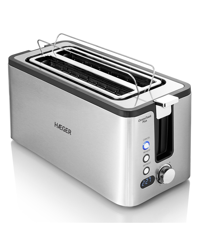 HAEGER TORRADEIRA 1500W 2 RANHURAS INOX #4 - TO150018A