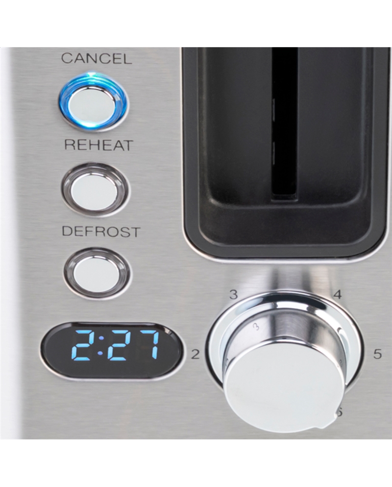 HAEGER TORRADEIRA 800W 2 RANHURAS INOX #4 - TO800017A