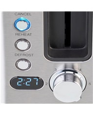 HAEGER TORRADEIRA 800W 2 RANHURAS INOX #4 - TO800017A
