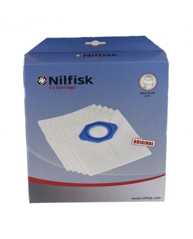 NILFISK SACOS ASPIRADOR P/GM80 5UN - 5715492193363