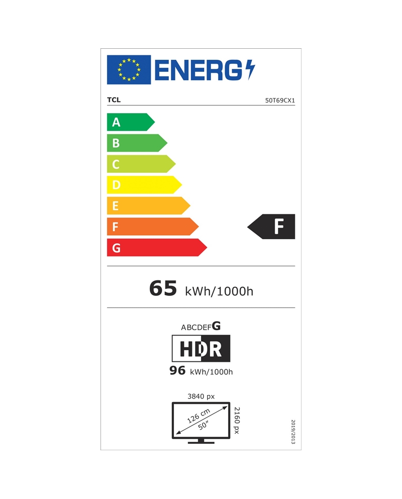 TCL LED 50" 4K UHD GOOGLE TV HDMI USB F #1 - 50T69C