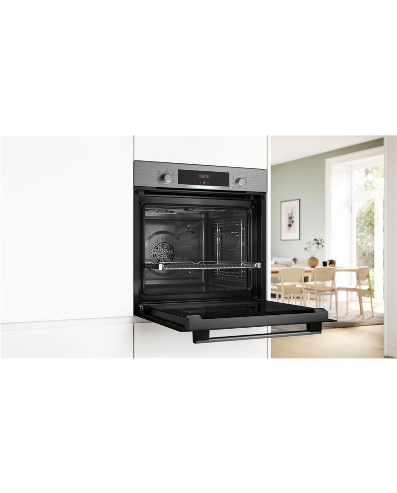 BOSCH FORNO 60CM 71LT VIDRO PRETO A+ #3 - HBA514ES4
