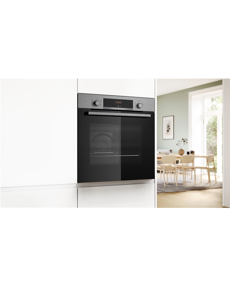 BOSCH FORNO 60CM 71LT VIDRO PRETO A+ #4 - HBA514ES4