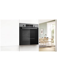 BOSCH FORNO 60CM 71LT VIDRO PRETO A+ #4 - HBA514ES4