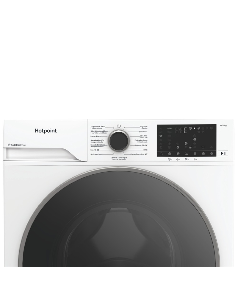 HOTPOINT MAQUINA LAVAR 10KG E SECAR 7KG 1400RT D #4 - HBD1781SPT