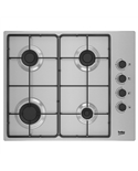 BEKO PLACA 4 GAS 60CM S/ISQUEIRO VALVULA SEGURANÇA INOX - HIGG64103SXN