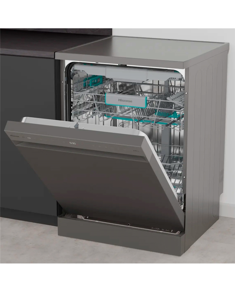 HISENSE MAQUINA LOUÇA 8PROG 16TALHERES LOOK INOX A #2 - HS663A90XUK
