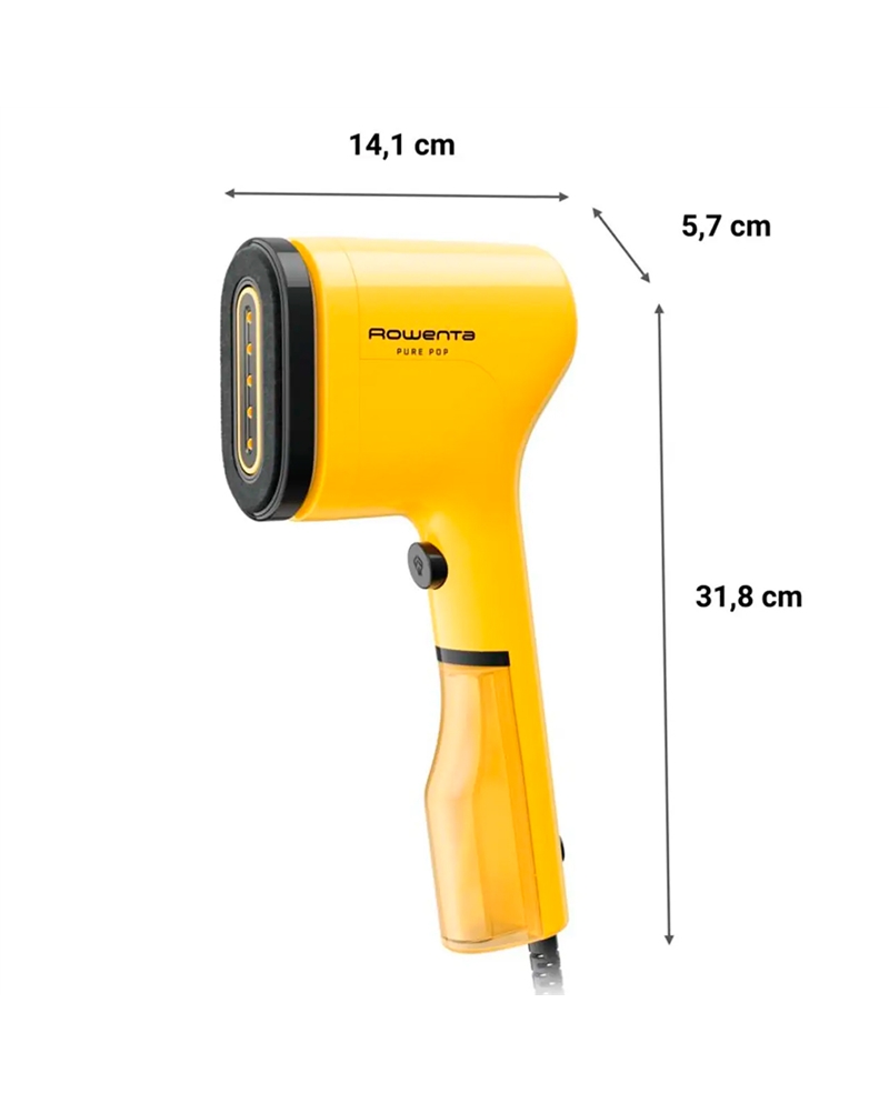ROWENTA ESCOVA ENGOMAR A VAPOR PURE POP 2EM1 AMARELO #1 - DR2026D1