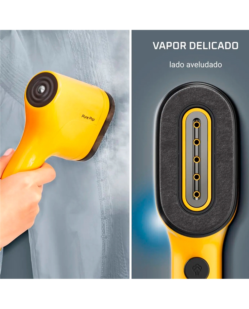 ROWENTA ESCOVA ENGOMAR A VAPOR PURE POP 2EM1 AMARELO #5 - DR2026D1