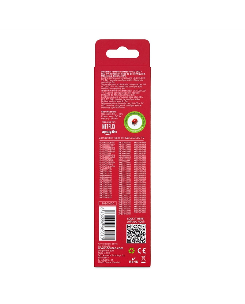 DCU COMANDO UNIVERSAL P/ LG #1 - 30901020
