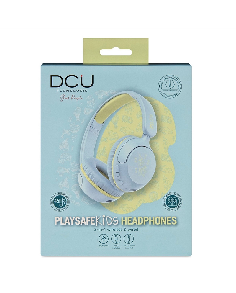 DCU AUSCULTADORES BLUETOOTH 3EM1 C/LIMITADOR VOL KIDS AZUL #3 - 34152540