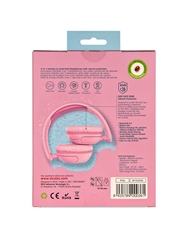 DCU AUSCULTADORES BLUETOOTH 3EM1 C/LIMITADOR VOL KIDS ROSA #5 - 34152545