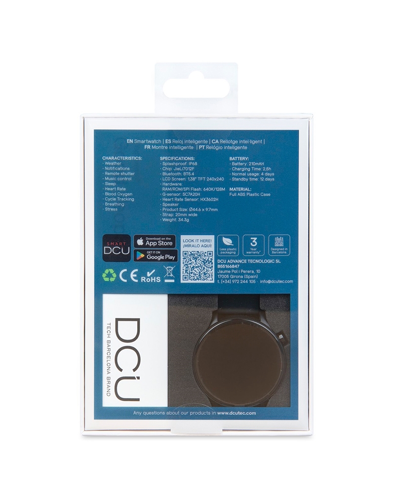 DCU SMARTWATCH BLUETOOTH GOOD PEOPLE PRETO #2 - 34157005