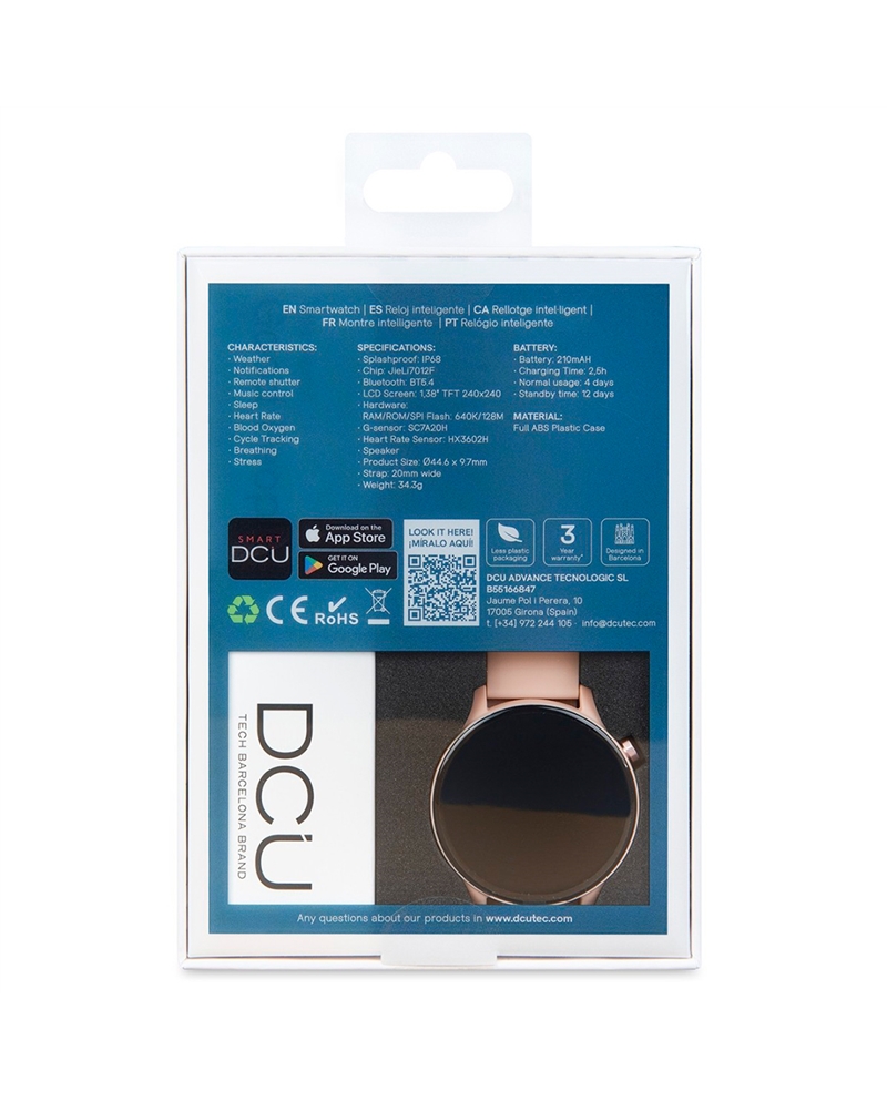 DCU SMARTWATCH BLUETOOTH GOOD PEOPLE ROSA #2 - 34157006