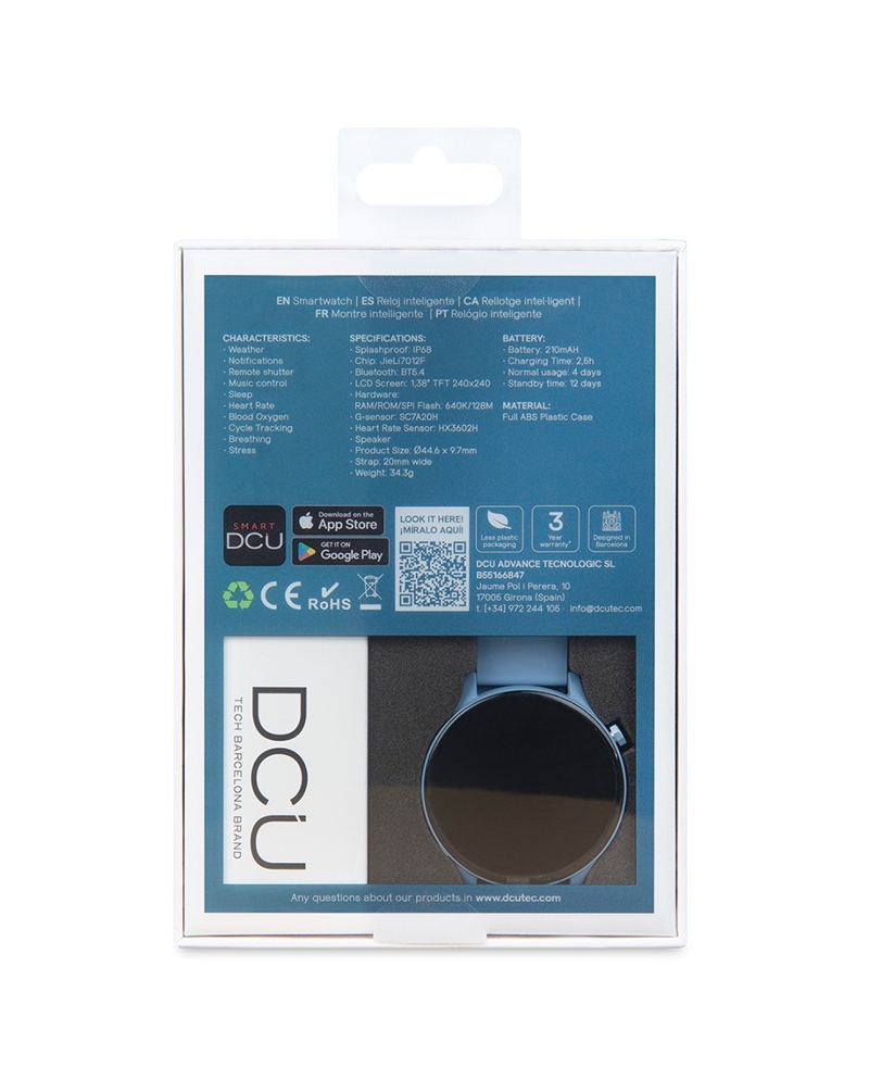 DCU SMARTWATCH BLUETOOTH GOOD PEOPLE AZUL #2 - 34157007