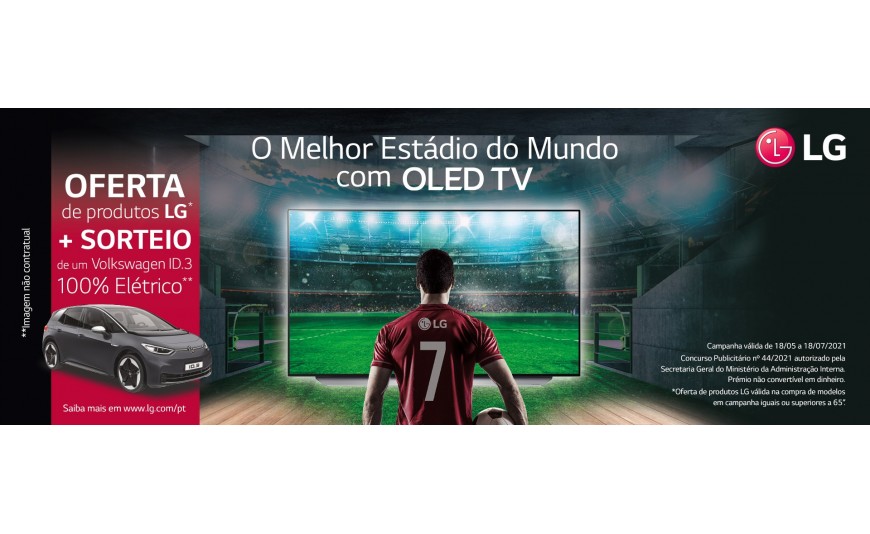 Ganhe produtos LG e habilite-se a ganhar um carro 100% elétrico Ganhe produtos LG e habilite-se a ganhar um carro 100% elétrico